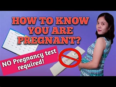 SENYALES NG BUNTIS KA: Paano malalaman kung .